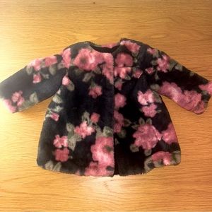 Baby Gap fur coat size 6-12 months